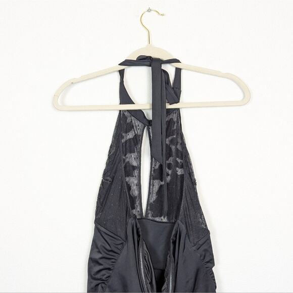 Anita Naithani Black Tankini Bathing Suit Top Size L - Picture 5 of 9